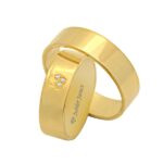 Obrączki złote TJ15 płaskie