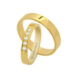 Obrączki złote TJ35 płaskie