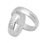 Obrączki złote TJ16 półokrągłe