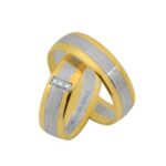 Obrączki złote TJ55 półokrągłe