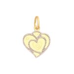 Zawieszka złota serduszko