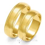Obrączki złote ZS-A-124 półokrągłe