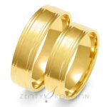 Obrączki złote ZS-A-161 płaskie