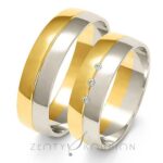 Obrączki złote ZS-A-219 półokrągłe