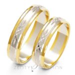 Obrączki złote ZS-A-220 półokrągłe