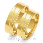 Obrączki złote ZS-A-134 płaskie