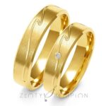 Obrączki złote ZS-A-135 płaskie
