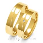 Obrączki złote ZS-A-136 płaskie