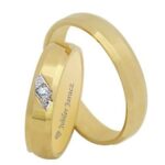 Obrączki złote TJ43 płaskie