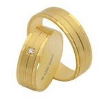 Obrączki złote TJ06 płaskie