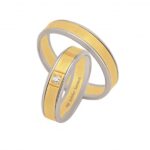 Obrączki złote TJ52 płaskie