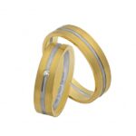 Obrączki złote TJ54 płaskie