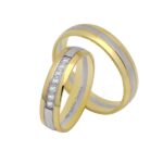 Obrączki złote TJ27 półokrągłe