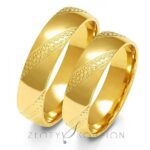 Obrączki złote ZS-A-147 półokrągłe