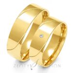 Obrączki złote ZS-A-157 płaskie