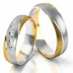 Obrączki złote S302 półokrągłe