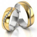 Obrączki złote S307 półokrągłe