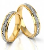 Obrączki złote S002 płaskie