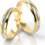 Obrączki złote S003 półokrągłe