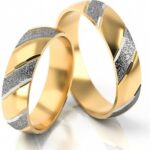 Obrączki złote S004 półokrągłe