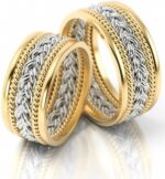 Obrączki złote S007 płaskie