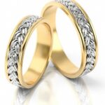 Obrączki złote S008 płaskie