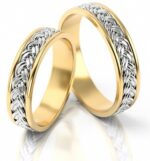 Obrączki złote S008 płaskie