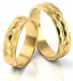 Obrączki złote S022 płaskie