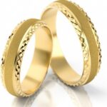 Obrączki złote S024 półokrągłe