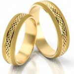 Obrączki złote S025 półokrągłe