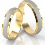 Obrączki złote S027 półokrągłe