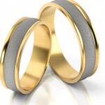 Obrączki złote S029 półokrągłe