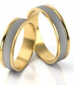 Obrączki złote S029 półokrągłe