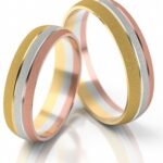 Obrączki złote S032 półokrągłe