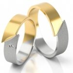 Obrączki złote S033 płaskie