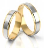 Obrączki złote S047 płaskie