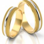 Obrączki złote S048 płaskie