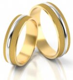 Obrączki złote S048 płaskie