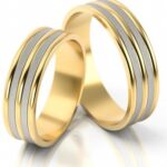 Obrączki złote S059 płaskie