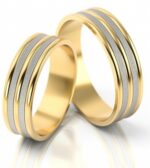 Obrączki złote S059 płaskie