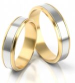 Obrączki złote S060 płaskie