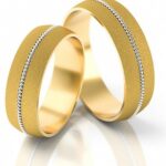 Obrączki złote S064 półokrągłe