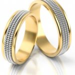 Obrączki złote S067 płaskie