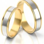 Obrączki złote S074 płaskie