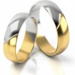 Obrączki złote S075 półokrągłe