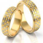 Obrączki złote S080 płaskie