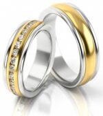 Obrączki złote S083 płaskie