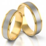 Obrączki złote S089 półokrągłe