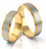 Obrączki złote S089 półokrągłe