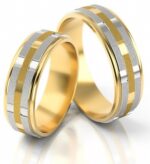 Obrączki złote S090 płaskie